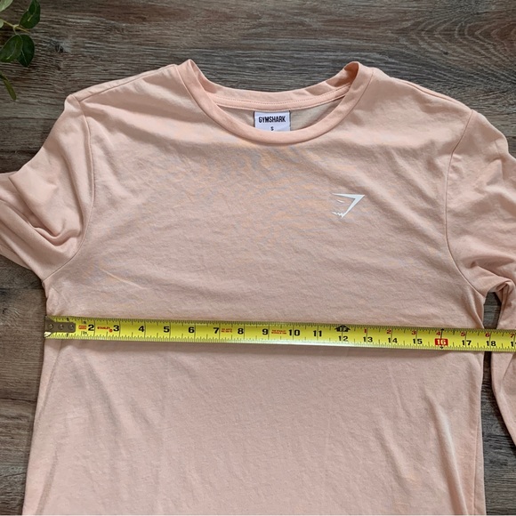 Gymshark Blush Pink Training Long Sleeve Crewneck Top - Full Length - Picture 14 of 14